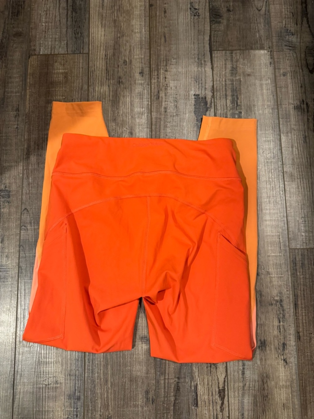 Outdoor Voices Orange Workout Leggings